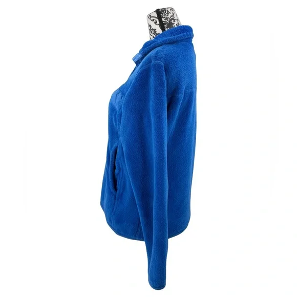 Patagonia Polartec Thermal Pro Fleece Pullover Jacket Cobalt Blue Cozy Snap-T - Picture 8 of 13